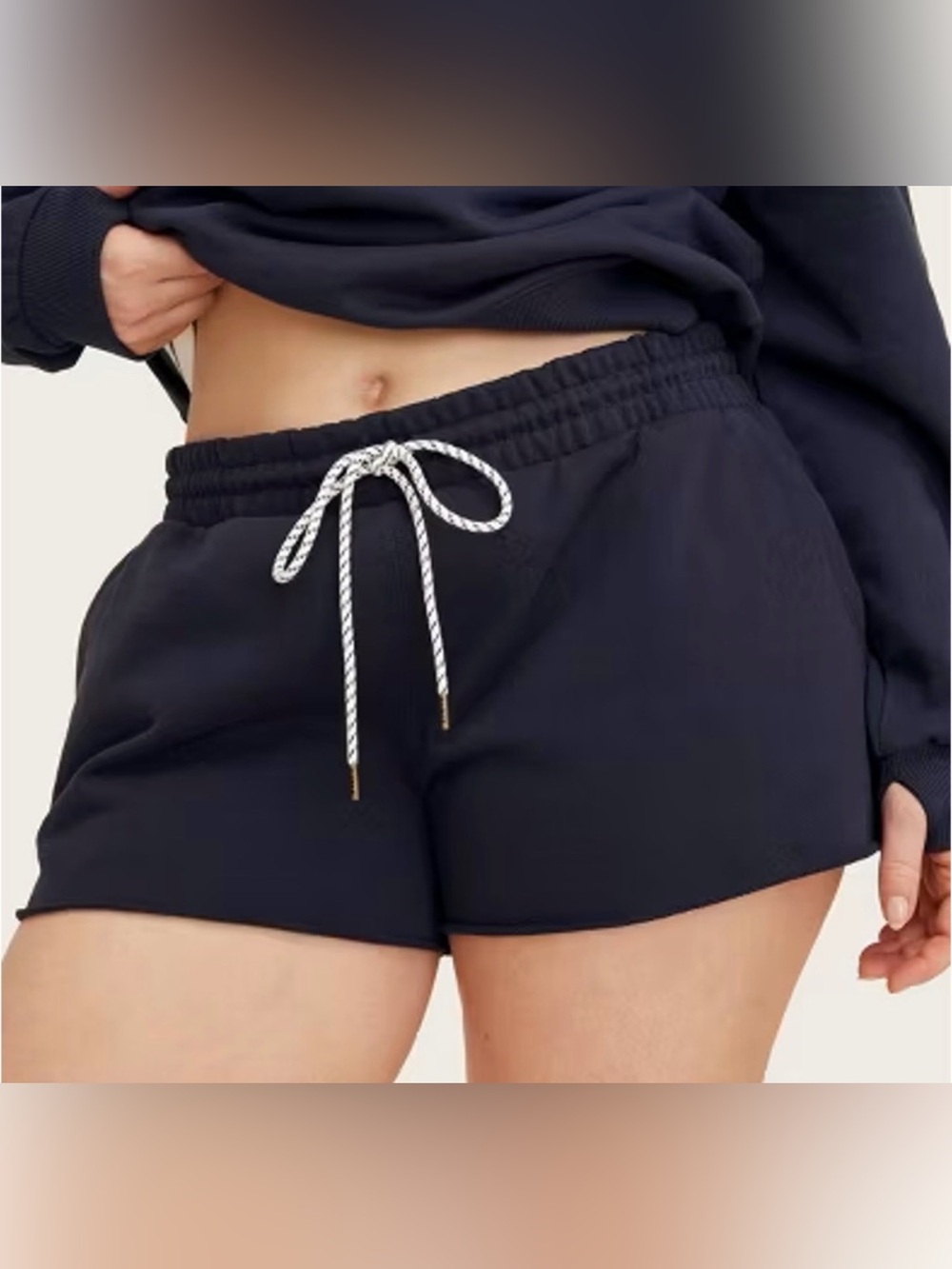 Parke x Target Cotton Terry Boxer Drawstring Shorts - Navy